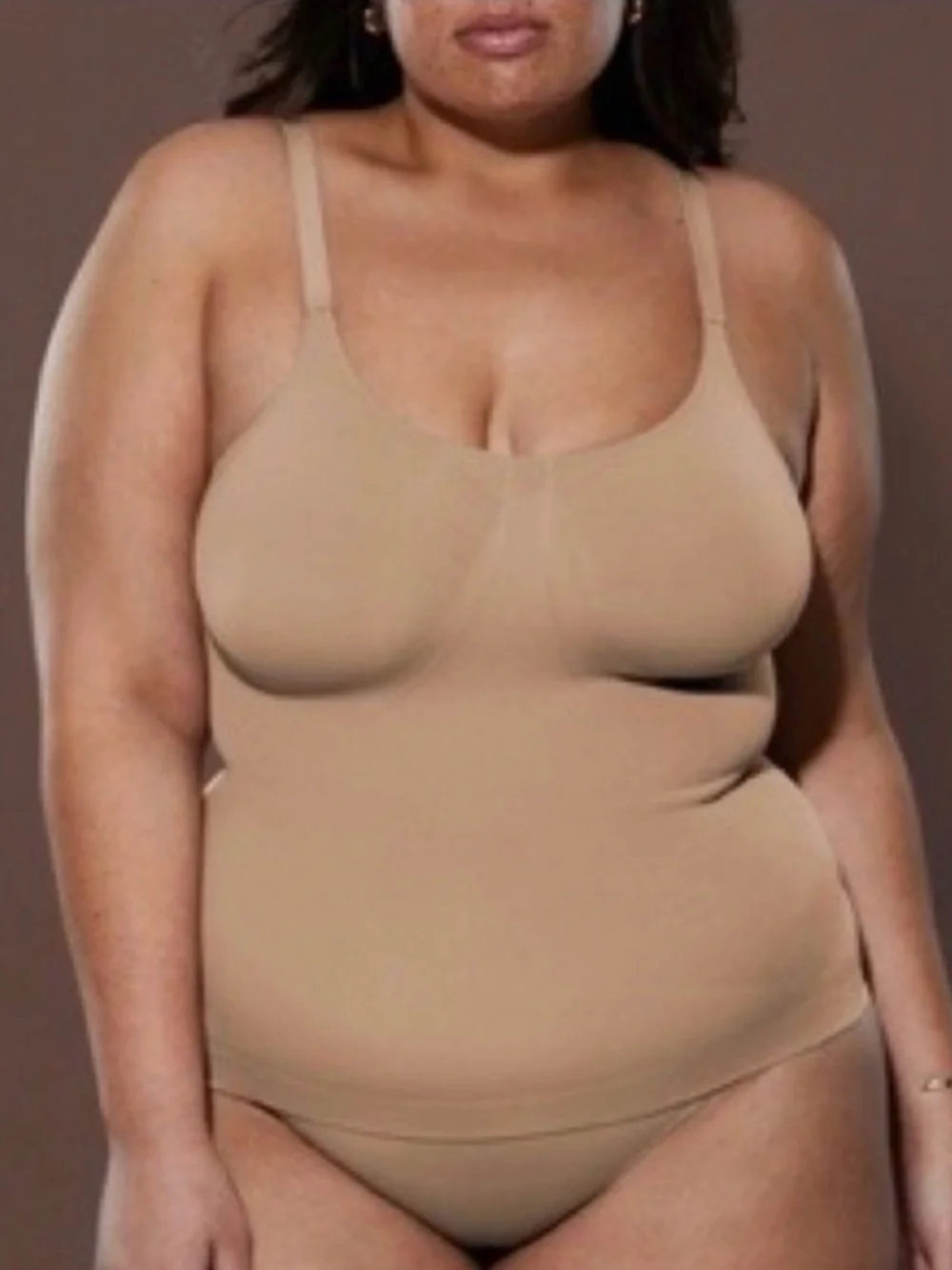 YITTY Nearly Naked Shapewear Bundle  of 3 in Tan Cami/Bra/Bodysuit  XL/XXL 1X/2X